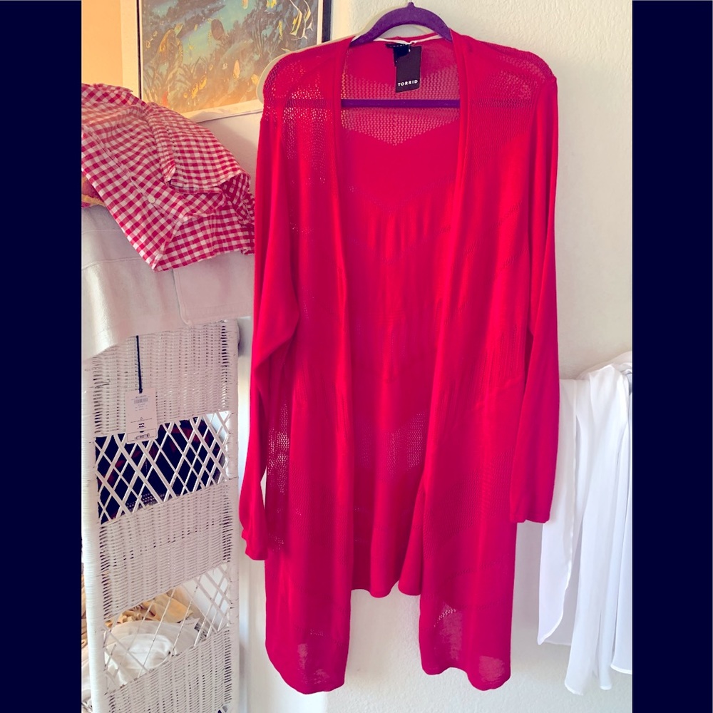 Torrid light cardigan with tags